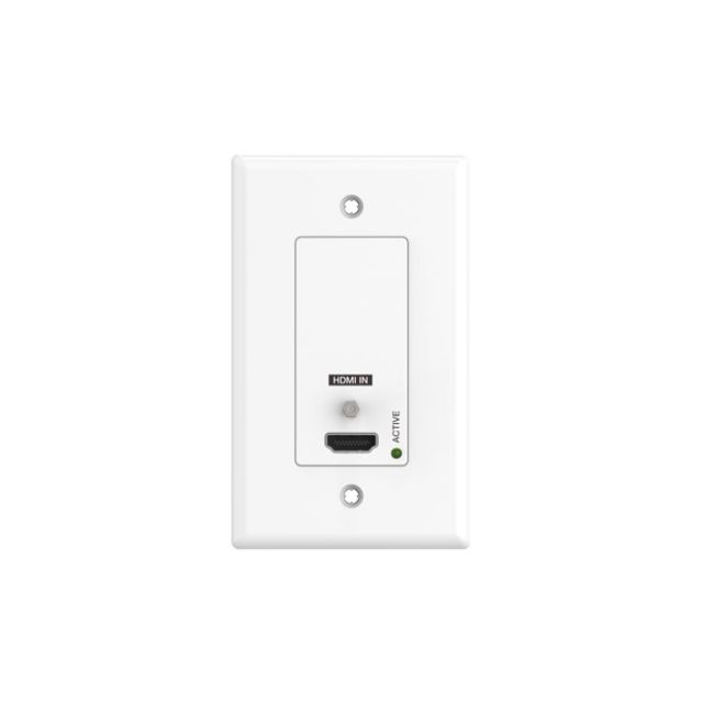 VigilLink 18Gbps HDMI Wall Plate Transmitter (40m, White)