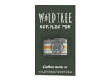 Retro Camera Acrylic Pin