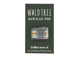 Retro Camera Acrylic Pin
