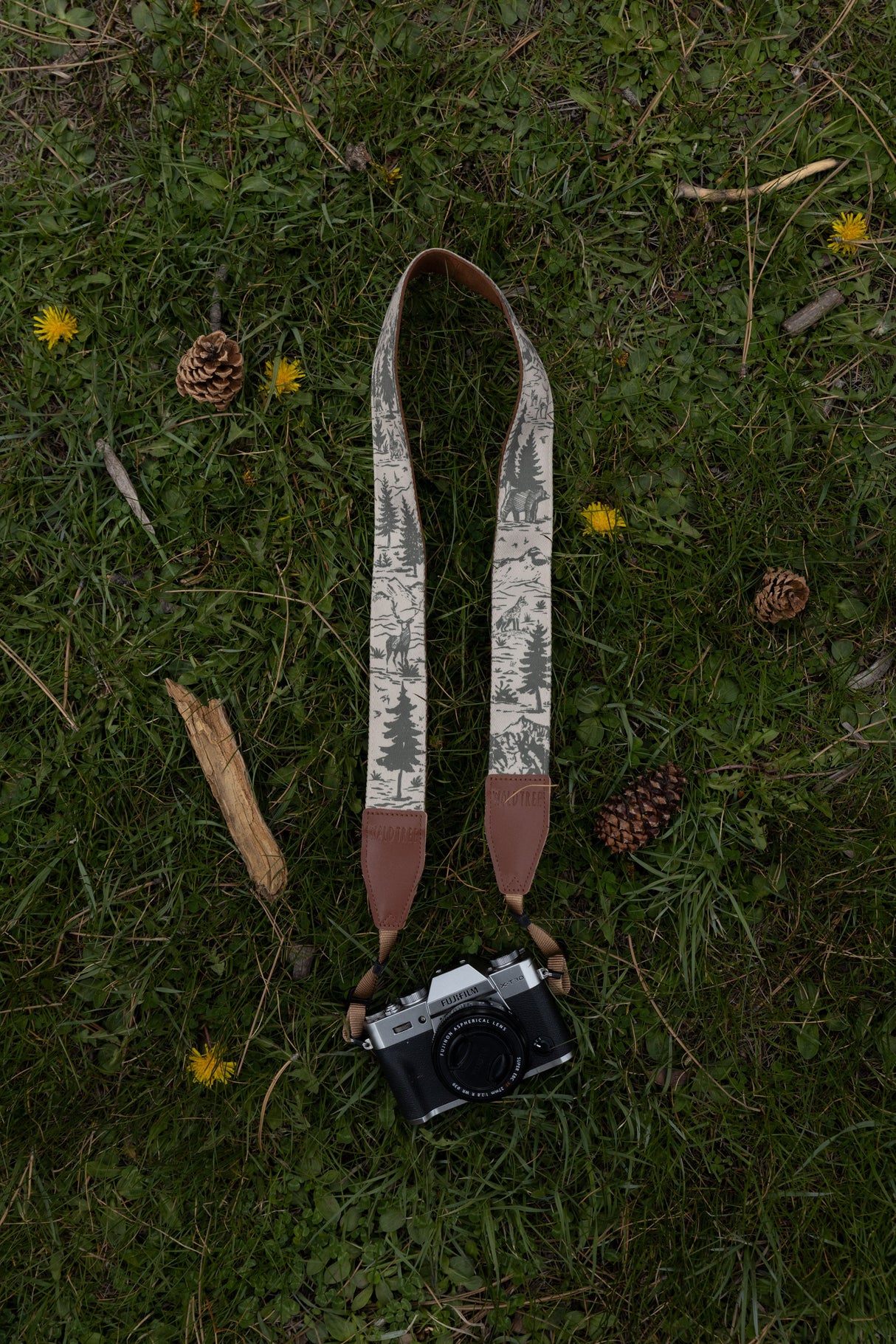 Woodland Landscape Camera Strap