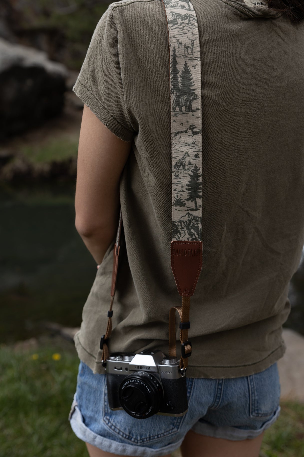 Woodland Landscape Camera Strap